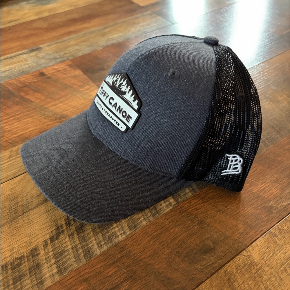 Tippy Canoe Black Branded Bills Trucker Hat - Picture 2 of 5